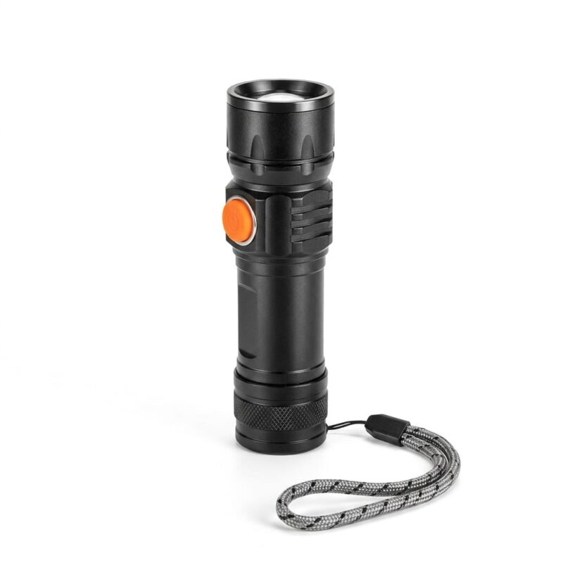 Lanterna LED Profissional T6 Recarregável USB