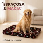 Cama Grande Para Cães Acolchoada E Lavável (3)