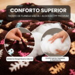 Cama Grande Para Cães Acolchoada E Lavável (6)