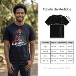 Camiseta Masculina Estampa Espacial 100% Algodão
