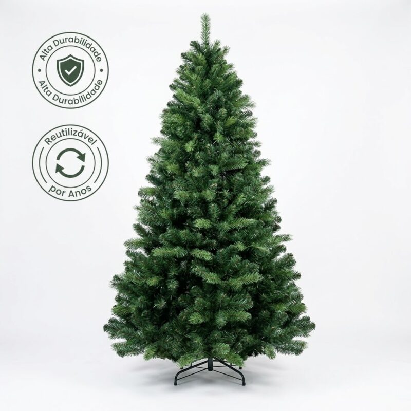 Árvore de Natal Artificial Verde 120, 150 ou 180 cm
