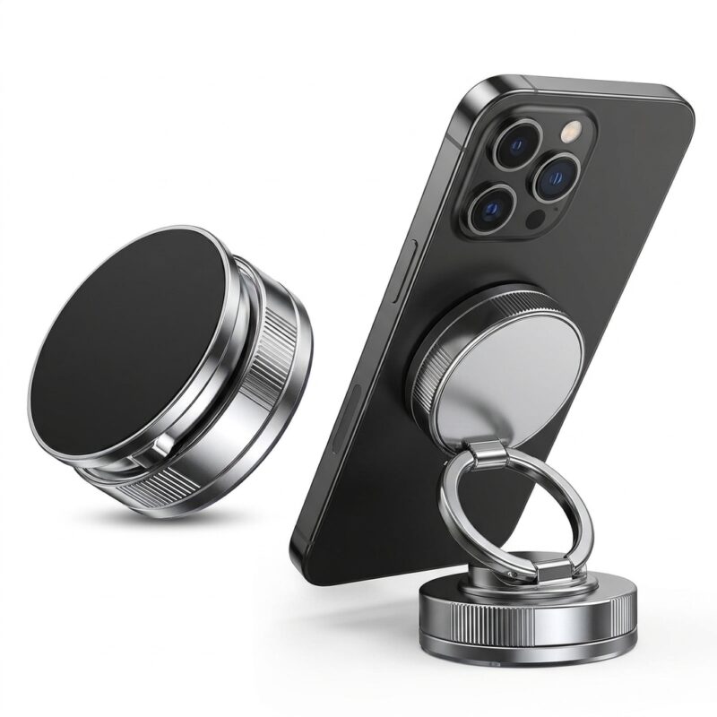 Suporte Magnético para Celular no Carro – Ventosa 360°