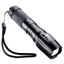 Lanterna Tática X900 Recarregável Com Zoom E Strobo